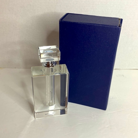 Badash Joy Optical Crystal 7.5 Inch Tall Perfume Bottle - Picture 2 of 11